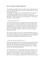 Dạy trẻ mầm non kiểu nhật bản 