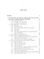 Một số giải pháp quản lý công tác giáo dục học sinh chậm tiến ở các trường trung học phổ thông huyện thăng bình, tỉnh qu