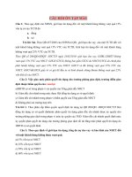 Bộ câu hỏi ôn thi tín dụng vietinbank 2010