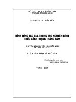 Hình tượng tác giả trong thơ nguyễn bính trước cách mạng tháng 8