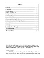 SKKN  giải pháp nâng cao năng lực tự bồi dưỡng của giáo viên nhằm năng cao chất lượng dạy học của trường THPT số 2 bảo yên tỉnh lào cai  