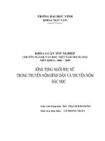Hình tượng người phụ nữ trong truyện nôm bình dân và truyện nôm bác học