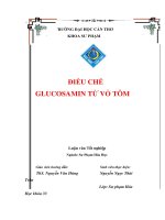 Điều chế glucosamine từ vỏ tôm