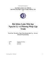 Tìm hiểu về lập trình hướng dịch vụ – service oriented programming