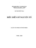 Biểu diễn số nguyên tố