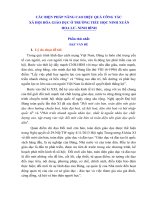 skkn các biện pháp nâng cao hiệu quả công tác xã hội hóa giáo dục ở trường tiểu học ninh xuân, huyện hoa lư, tỉnh ninh bình 