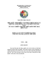 Bước đầu tìm hiểu văn hoá nhật bản và những ảnh hưởng của nó đối với nước này từ sau chiến tranh thế giới thứ hai đến na