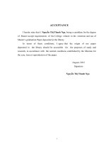 Nghiên cứu những hoạt động giao tiếp trong giờ dạy nói tiếng anh cho học sinh lớp 12  luận văn thạc sĩ khoa học giáo dục