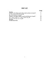 Về ánh xạ tiếp xúc và đối tiếp xúc trong rn