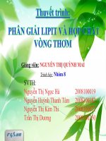 phân giải lipit và hợp chất vòng thơm