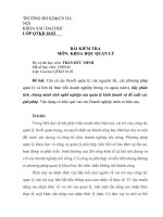 Phân tích, chứng minh tính nghề nghiệp của quản lý kinh doanh và đề xuất các giải pháp