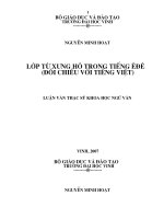 Lớp từ xưng hô trong tiếng êđê (đối chiếu với tiếng việt)