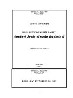 Tìm hiểu và lắp ráp thử nghiệm vôn kế điện tử
