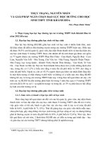 Thực trạng, nguyên nhân và giải pháp ngăn chặn bạo lực học đường cho học sinh THPT tỉnh khánh hòa (ths  phan đình nhân) 