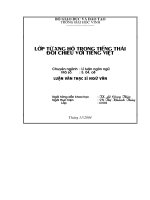 Lớp từ xưng hô trong tiếng thái đối chiếu với tiếng việt