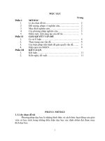 SKKN  sử dụng phương pháp grap trong dạy học hóa học 10 nhằm rèn luyện tư duy cho học sinh THPT 