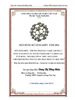 skkn phương pháp dạy và học chương 2    bảng tuần hoàn các nguyên tố hóa học và định luật tuần hoàn   hóa học lớp 10   THPT   ban cơ bản theo  định hướng tích cực hóa hoạt động của học sinh