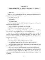 PHÁT HIỆN XÂM NHẬP CƠ SỞ DỮ LIỆU TRÁI PHÉP