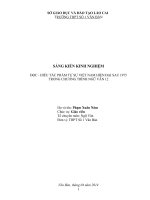 SKKN  đọc   HIỂU tác PHẨM tự sự VIỆT NAM HIỆN đại SAU 1975 TRONG CHƯƠNG TRÌNH NGỮ văn 12 