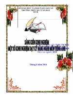 SKKN  một số kinh nghiệm dạy kỹ năng nghe môn tiếng anh ở trường THPT số 2 văn bàn 