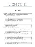 Kiến thức lịch sử 11 cực hay