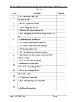 SKKN  đổi mới phương pháp kiểm tra miệng trong giờ dạy tiếng anh ở trường THPT số III bảo yên 