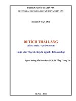 Di tích thái lăng (đông triều quảng ninh)