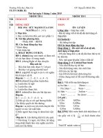 GIÁO án VNEN lớp 4 5 TUẦN  19 