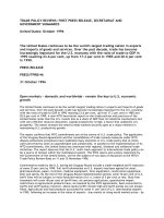 TRADE POLICY REVIEWS 