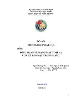 Tổng quan về mạng máy tính và cơ chế bảo mật trong mạng  luận văn tốt nghiệp đại học