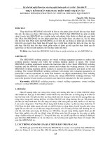 THỰC HÀNH hàn MIG MAG TRÊN THIẾT bị hàn ảo 