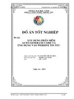 Xây dựng website tin tức và module lấy tin bài tự động  luận văn tốt nghiệp đại học