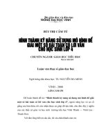 Hình thành kỹ năng sử dụng mô hình để giải một số bài toán có lời văn cho học sinh lớp 4