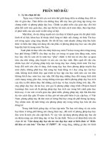 Vận dụng dạy học dự án vào dạy học một số kiến thức về  kiểu dữ liệu có cấu trúc  tin học 11 THPT