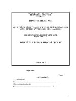 Quá trình hình thành và phát triển giáo phận vinh từ thế kỷ XIX đến năm 2005