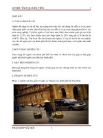 Bài tiểu luận thực trạng đói nghèo của thành phố hồ chí minh và chính sách trợ giúp xã hội giúp người dân thoát nghèo của lãnh đạo thành phố