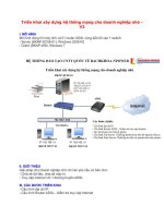 Triển khai xây dựng hệ thống mạng cho doanh nghiệp nhỏ