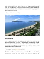 When it comes to getting to know the city of nha trang 