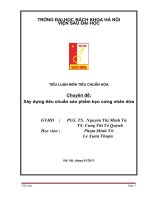 Xây dựng tiêu chuẩn sản phẩm kẹo cứng nhân dứa
