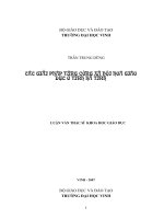 Các giải pháp tăng cường xã hội hoá giáo dục ở tỉnh hà tỉnh