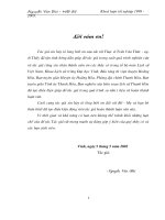 Quá trình vận động dân tộc cách mạng giải phóng dân tộc ở hoàng hoá thời kỳ 1939   1945