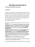 Hợp đồng mua bán quốc tế