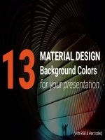 13 material design background colors for your presentation (rgbhex pdf template)