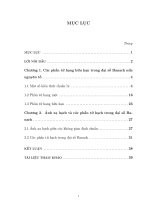 Một số tính chất của các phần tử hạng hữu hạn và các phần tử hạch trong đại số banach  luận văn thạc sỹ toán học