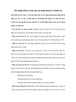 Thủ thuật kiểm tra báo cáo tài chính nhanh và chính xác