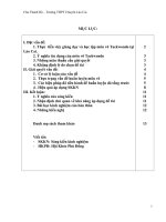 SKKN  phương pháp huấn luyện kỹ thuật đá tống trước môn võ taekwondo cho học sinh trường THPT chuyên lào cai 