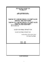 Nhóm từ chỉ bộ phận cơ thể người trong truyện kiều