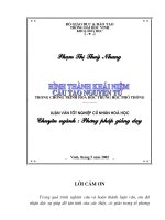 Hình thành khái niệm cấu tạo nguyên tử trong chương trình hoá học trung học phổ thông