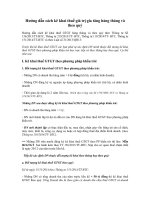 Hướng dẫn cách kê khai thuế giá trị gia tăng hàng tháng và theo quý