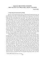 Bạo lực học đường ở trường THPT nguyễn văn thoại thực trạng và giải pháp (nguyễn hằng)